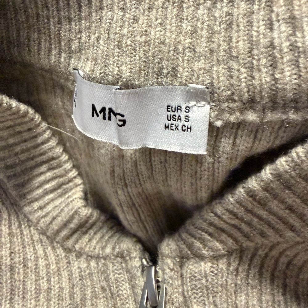 Mango Beige Cardigan Sweater - Picture 3 of 4